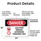 Signmission Lead Paint Removal Authorized Danger Sign, Plastic, 24in W x 18in L, 2PK OS-2PACK-DS-P-1824-L-1916 - alternate 5